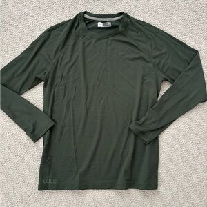 Lole Men's Dark Green Long Sleeve Tee